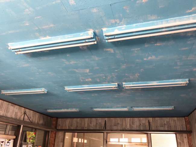 天井塗装工事