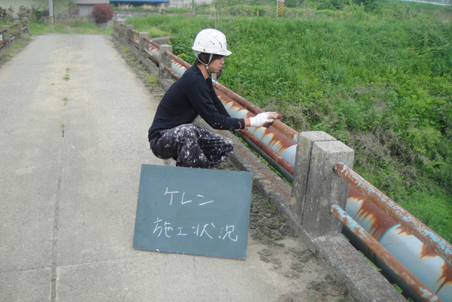 鳥居塗り替え工事